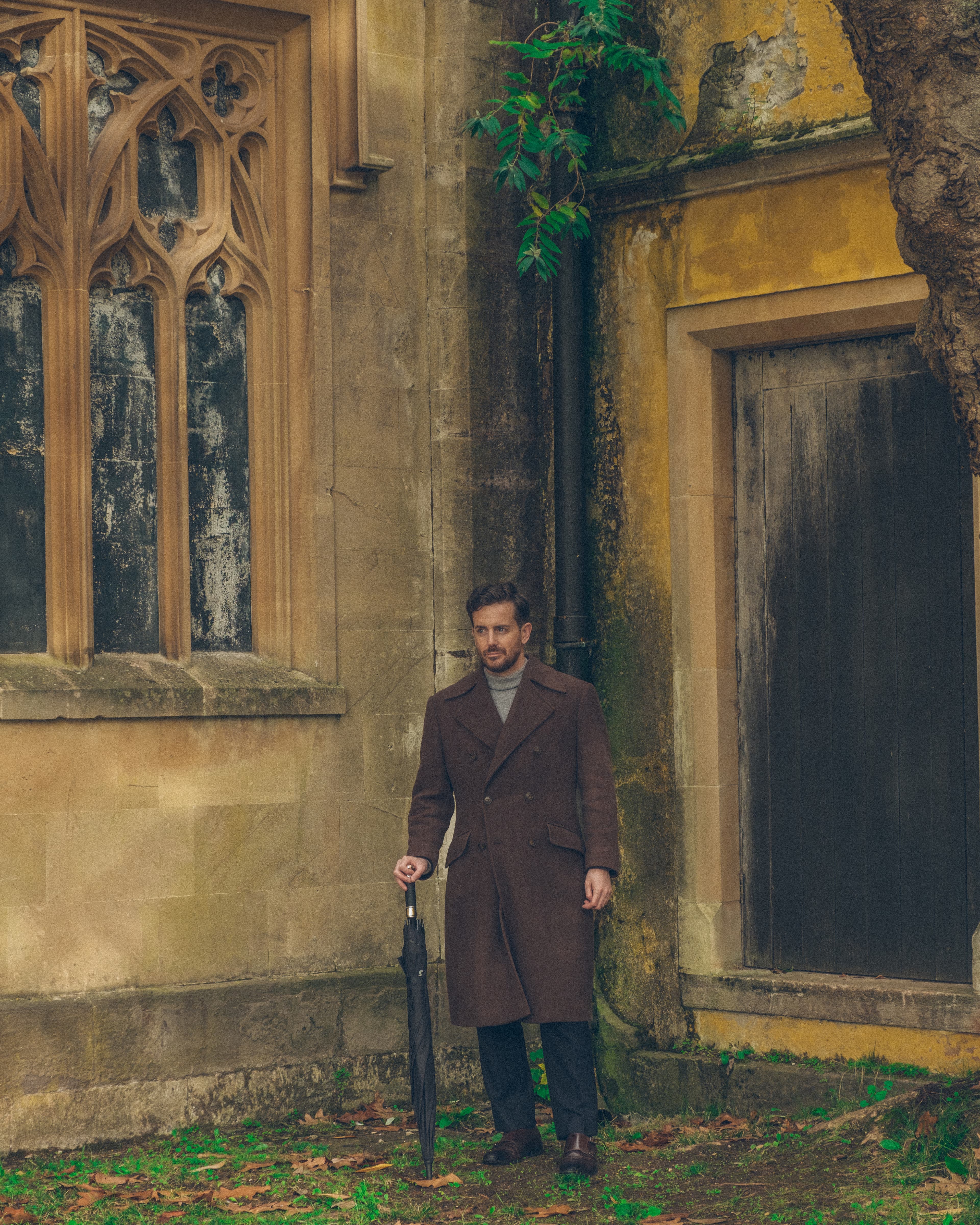 Hands on face portrait