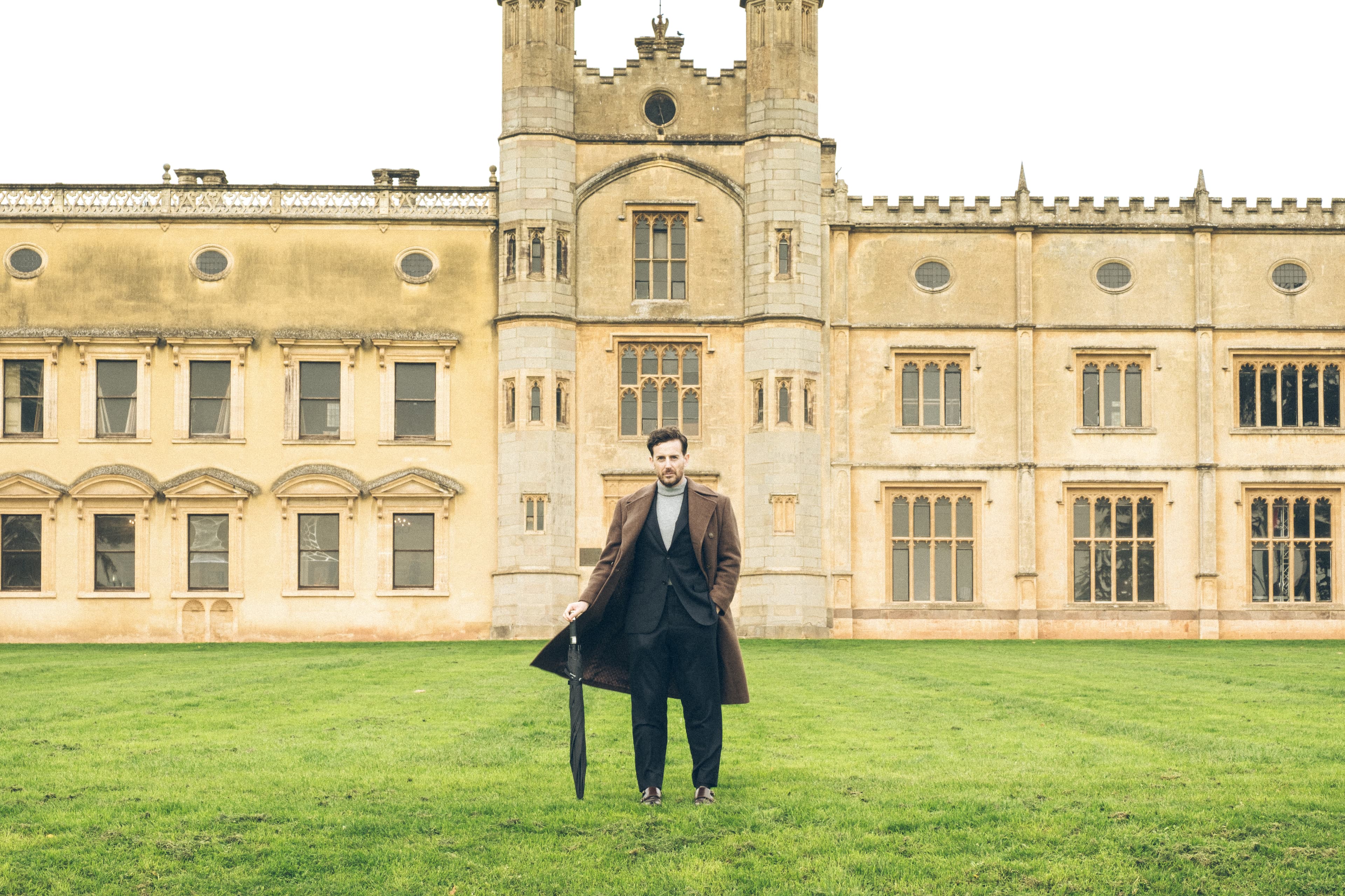 Hands on face portrait