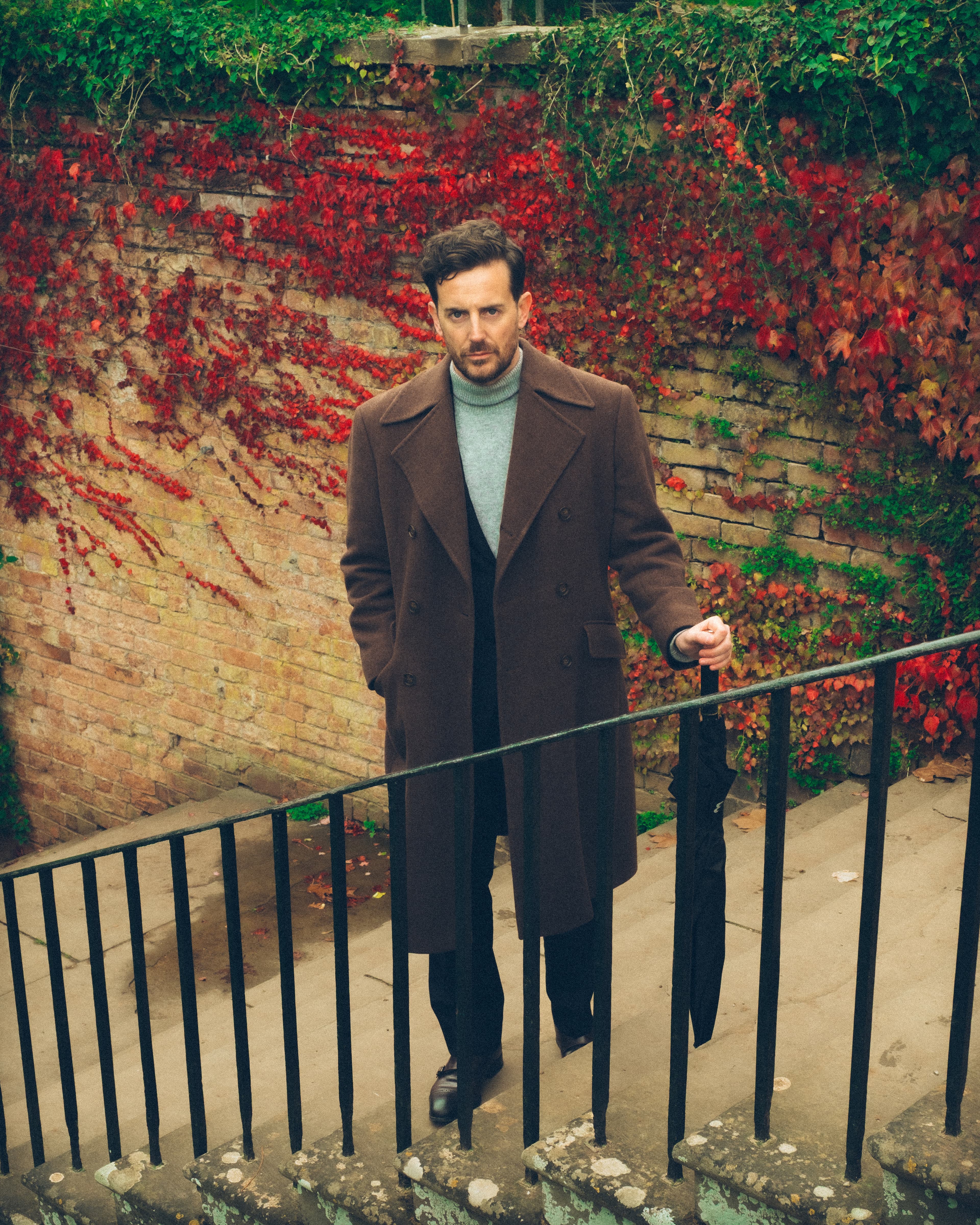 Hands on face portrait