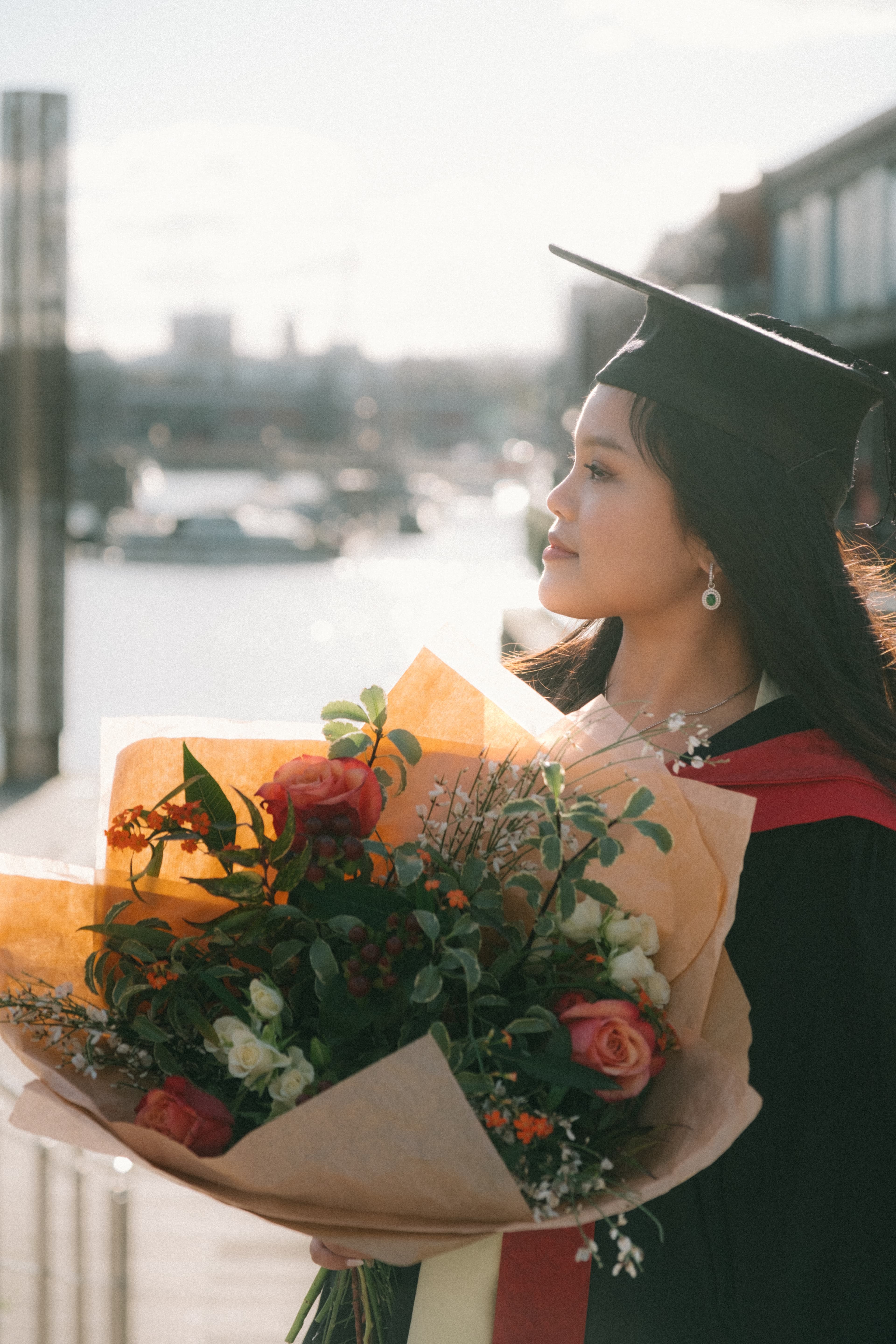 Graduate portrait outdoor
