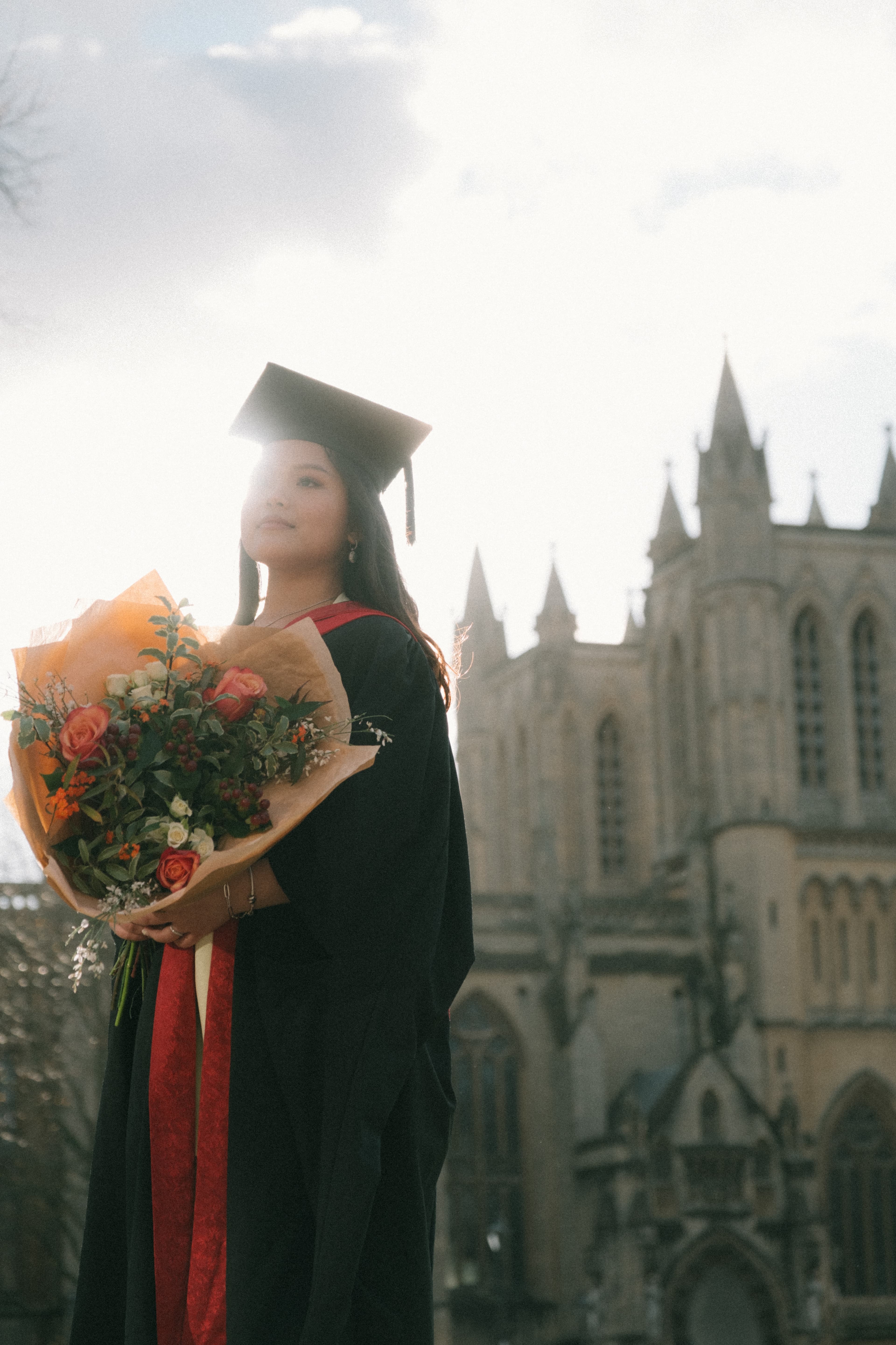 Graduate portrait outdoor