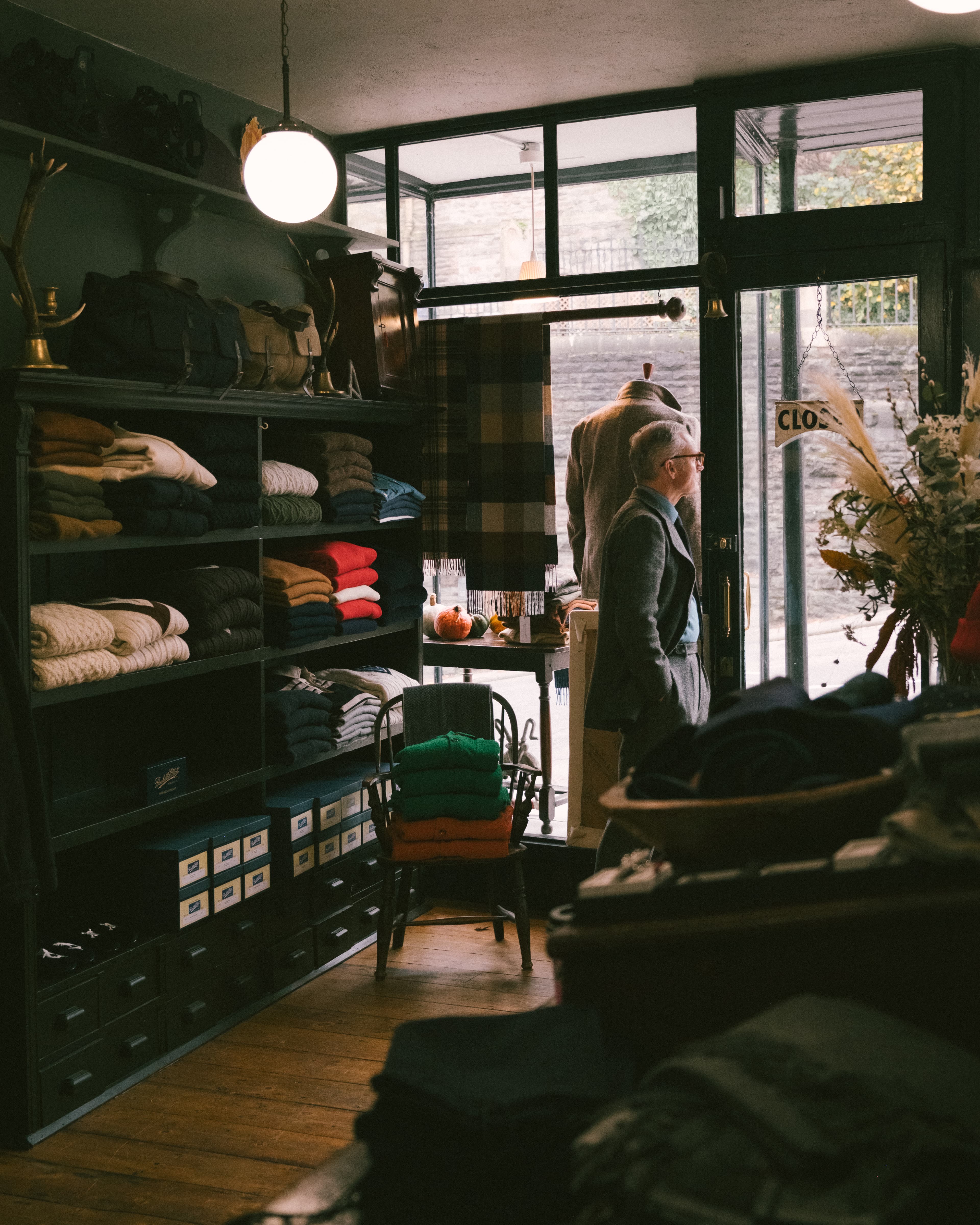 Hands on face portrait