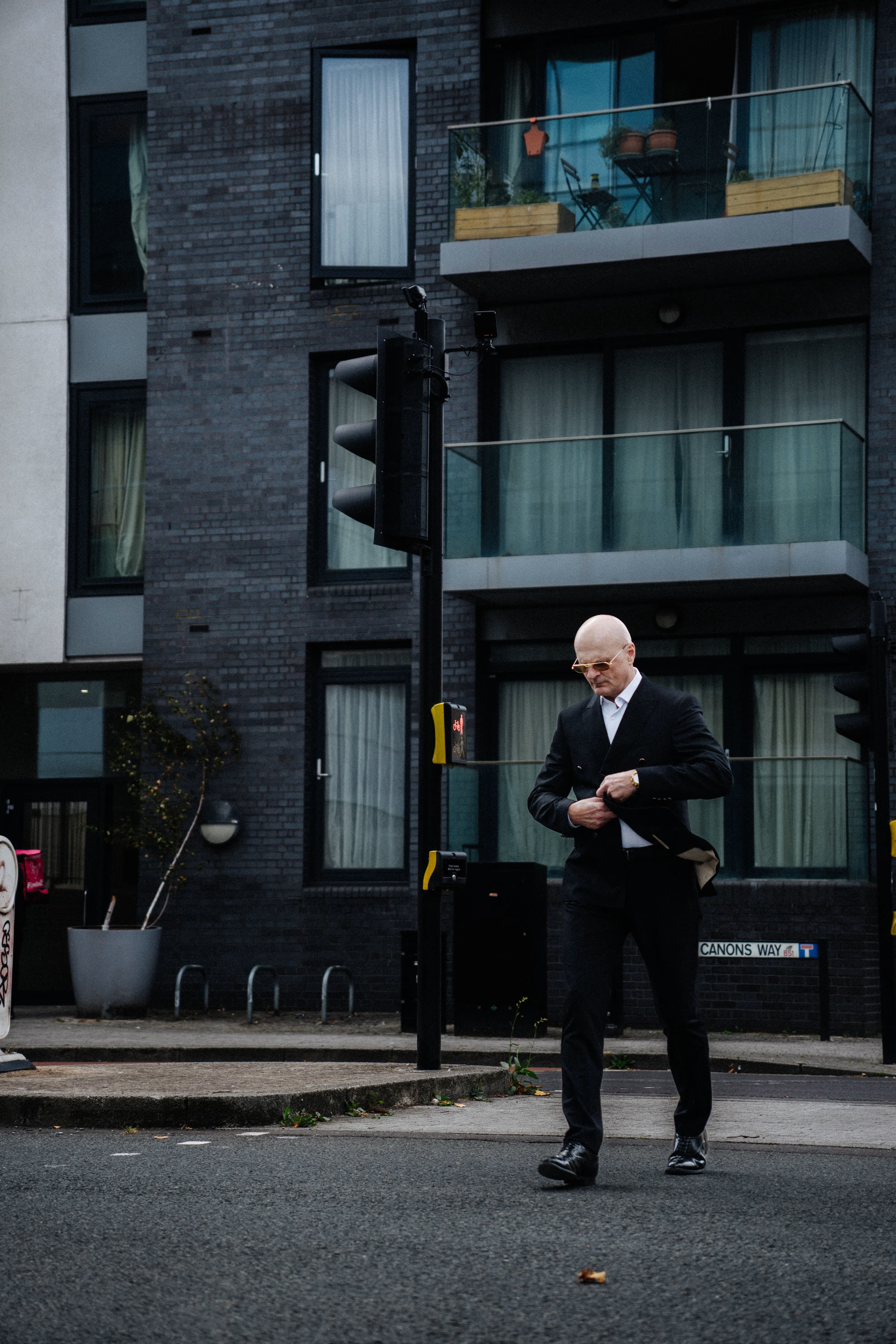 Editorial portrait near water