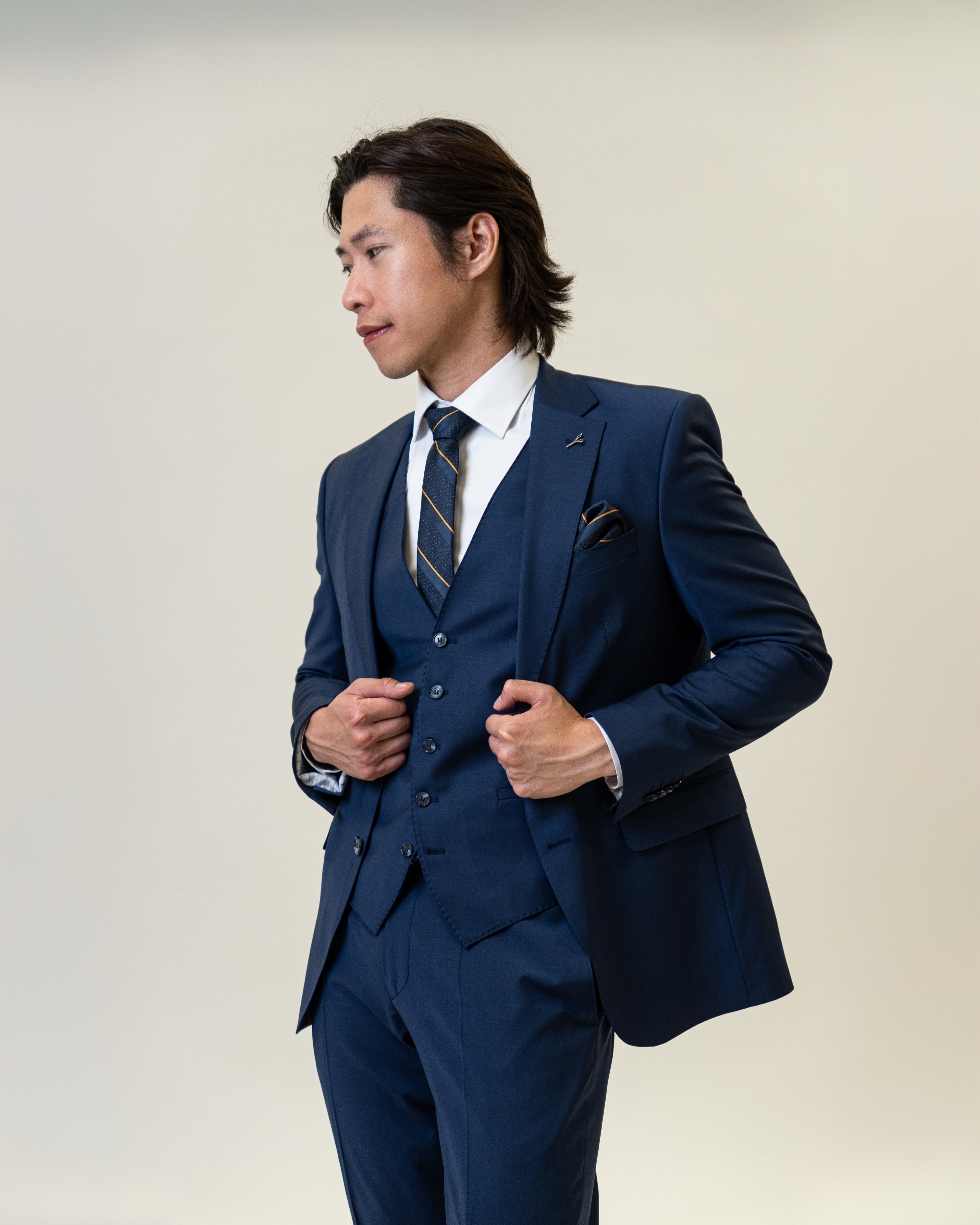 Blue suit cool af